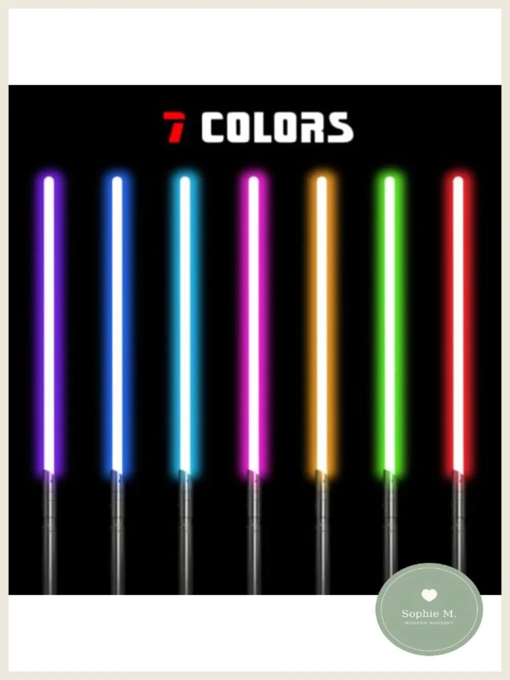 RGB Lightsaber Metal Hilt USB Rechargeable with Sounds Effect for Cosplay
